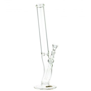 G-Spot Glass Hangover Ice Bong with Real Gold Logo | 50 cm - Side View 1