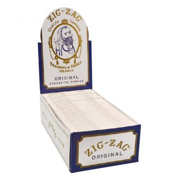 Zig Zag White Single Wide Rolling Papers - 24 Pack