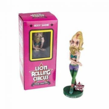 Lion Rolling Circus Hand Made Collectable Bobblehead Dolls | Sexy Sadie