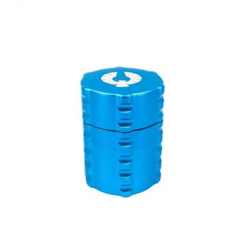 Phoenician 4 Piece Grinder | Small | Teal | Side view 