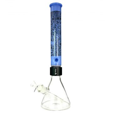 Prism Halo Blueberry Pretty Done Beaker Single Stack Bong