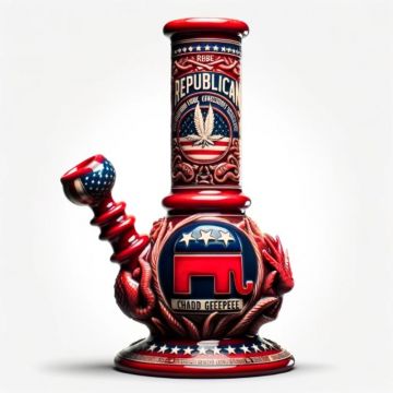 The Grand Ol' Puffer - The Republican Bong by Chad GeePeeTee