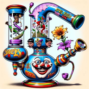The Prankster's Paradise - April Fools Bong by Chad GeePeeTee