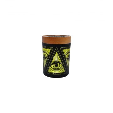 V Syndicate SmartStash Jar | Small | Illuminati Yellow