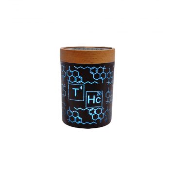 V Syndicate SmartStash Jar | Medium | THC Elemental Blue