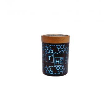 V Syndicate SmartStash Jar | Small | THC Elemental Blue