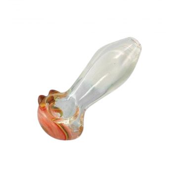 Small Transparent Glass Spiral Pipe