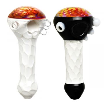 Psychedelic Galaxy Wasp Nest Glass Spoon Pipe | 5 Inch