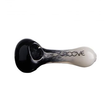 Groove Fritted Hand Pipe | Side view 1