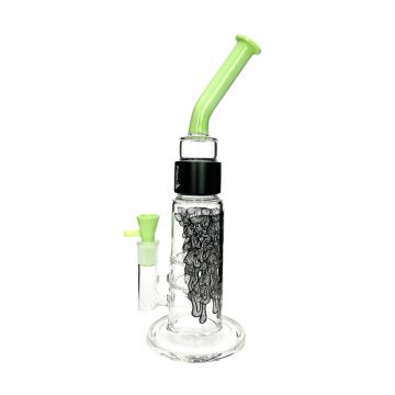 Prism Halo Drippy Honeycomb Modular Bong | Side view 