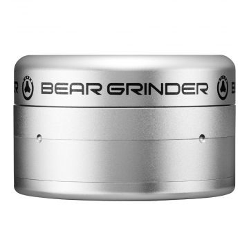 Bear 4 Piece Grinder | Silver