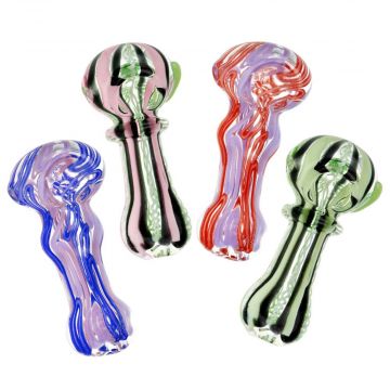 Slime Squiggle Multicolored Spoon Pipe | Random colors