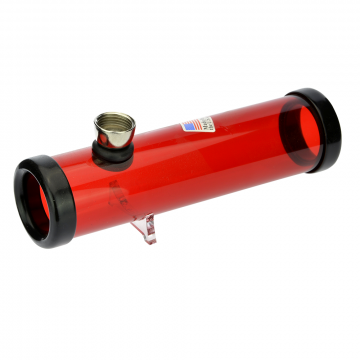 Acrylic Straight Steamroller / Shotgun | 15 cm | Red