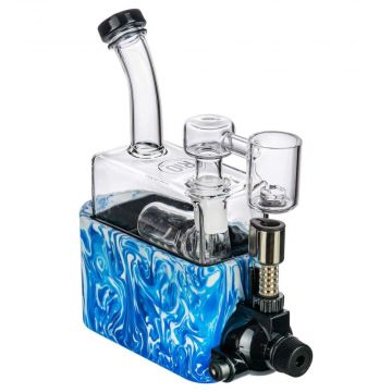 Stache Products Rig In One Portable Dab Rig Kit | Blue