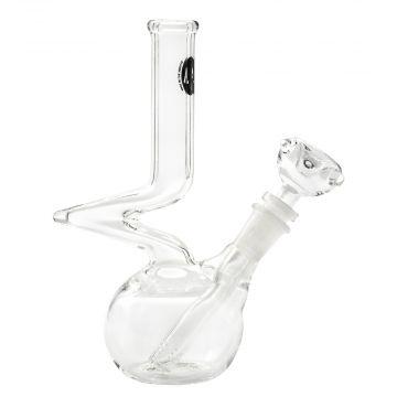 LA Pipes Simply Guy Bubble Base Zong Neck Water Pipe | Side view 1