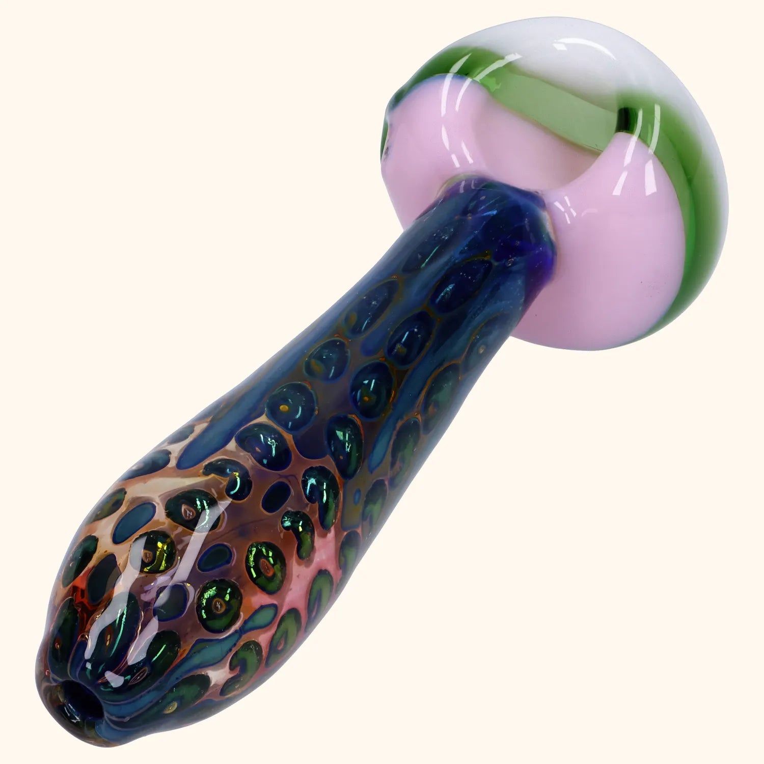 Gold Fume Double Blown Bubble Trap Pipe - 4.5 in | Grasscity.com