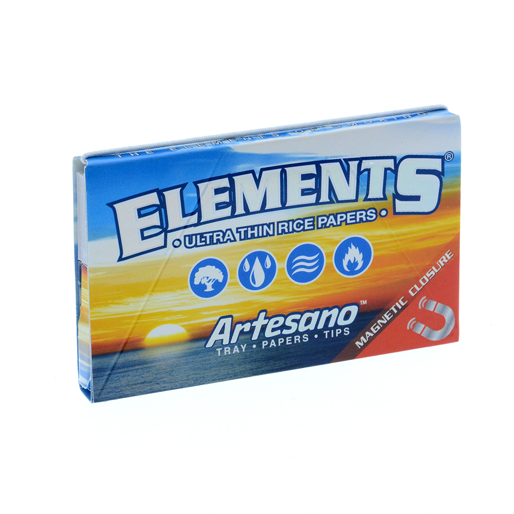 Natural Ultra Thin Rice 1.25 1 1/4 6 PACKS Elements 300 Rolling Paper 