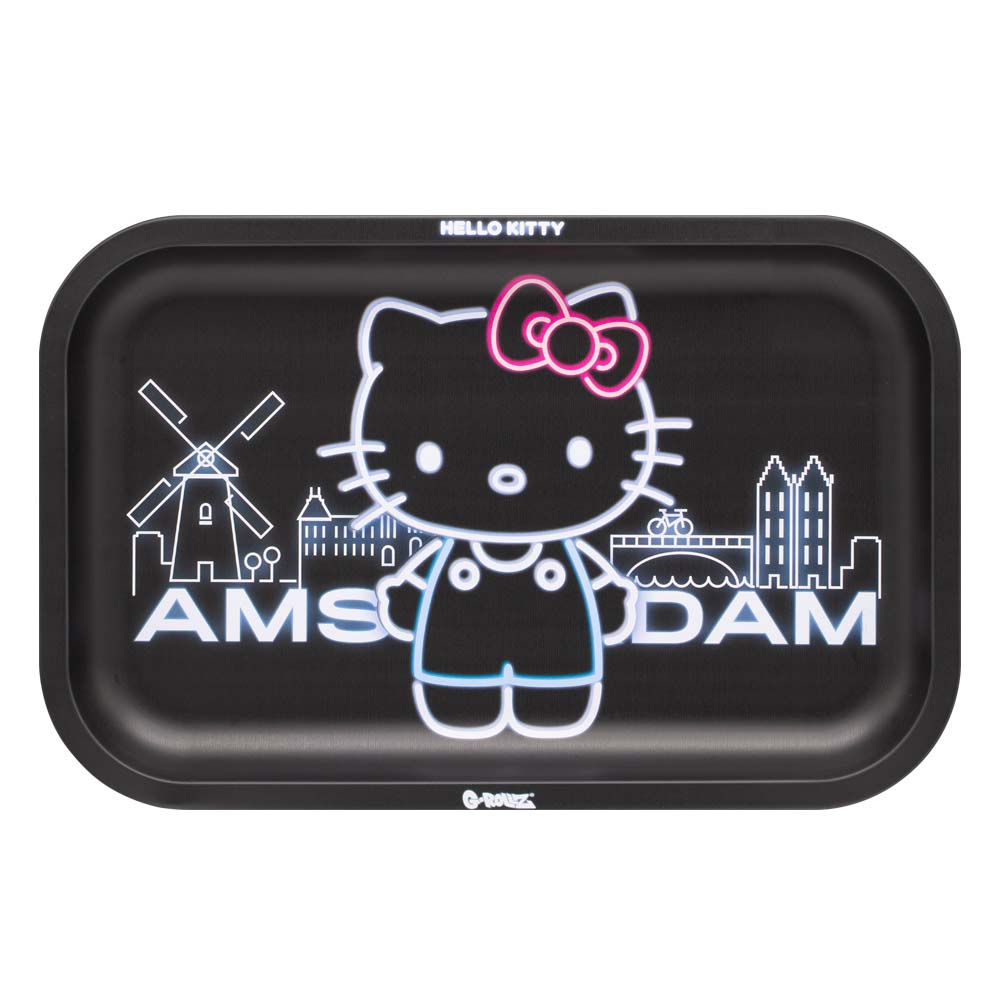 G-Rollz Hello Kitty Medium Metal Rolling Tray - Zalig