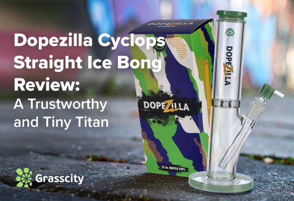 Dopezilla Cyclops Straight Ice Bong