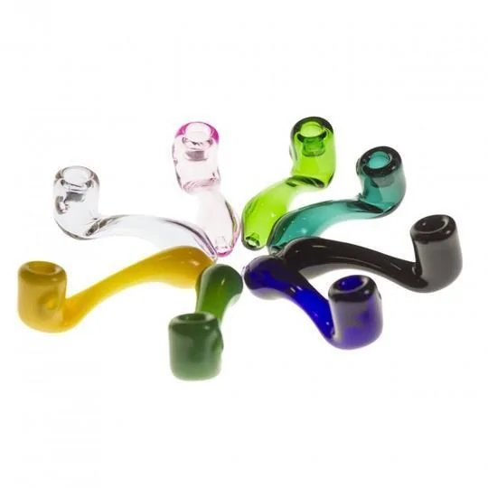 3.5" to 4" Assorted Glass Sherlock Smoking Bowls Buy 3 or more @ $6.38 each!