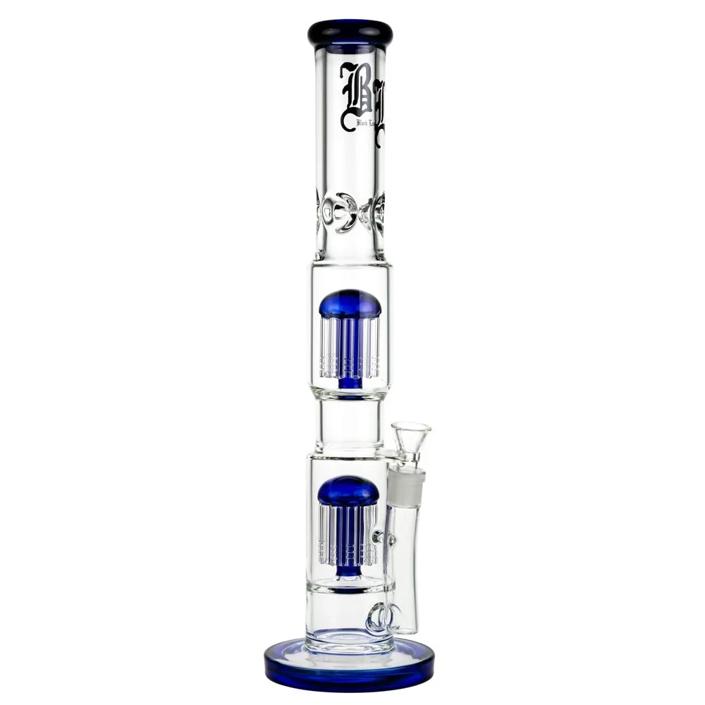 12" Water Pipe with Inline Percolator and Inverted Tree Perc 2 bowls incl. 