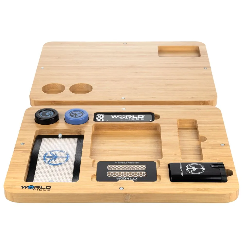 World Piece Medium Hybrid Bamboo Tray