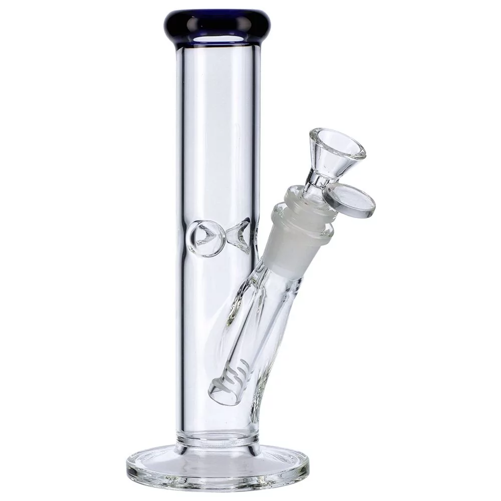 Straight Glass Ice Bong | 8 Inch | Grasscity.com