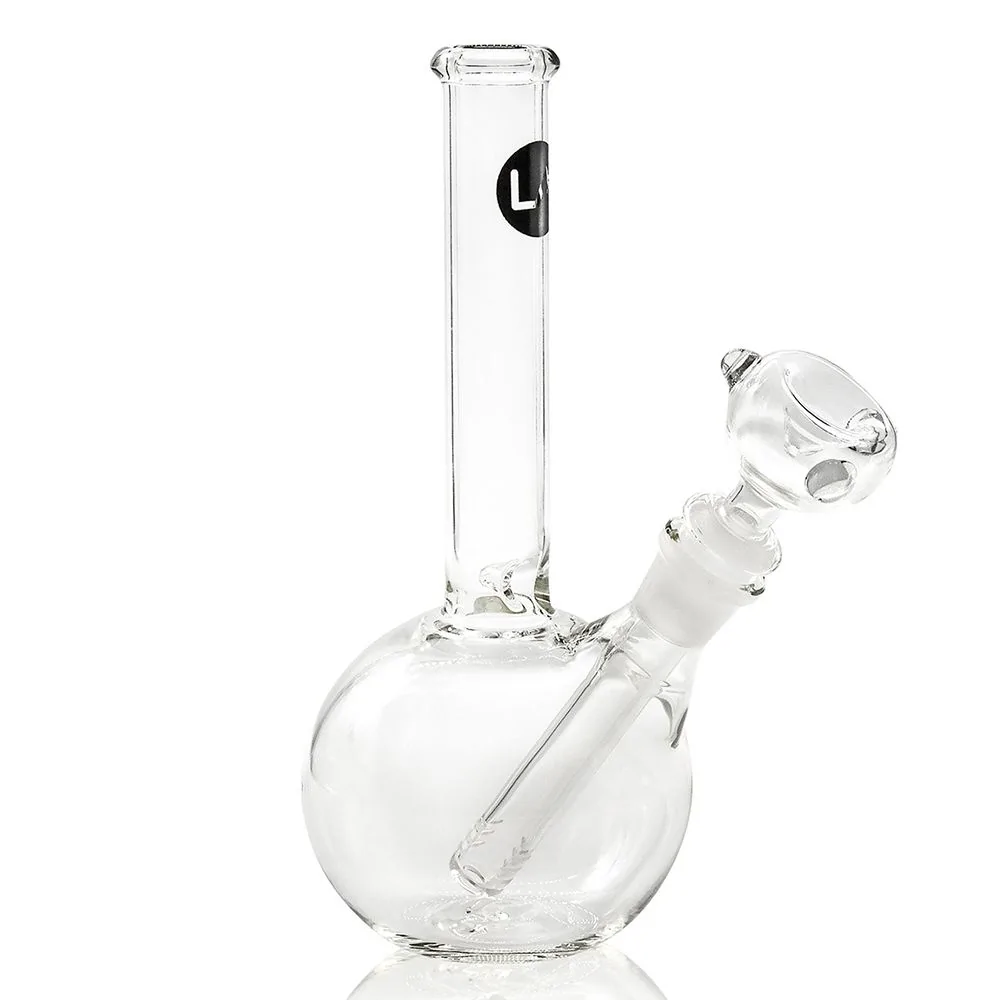 Clear Hookah Water Pipe 8/'/' Glass Bongs Smoking Pipes w// Ice Catcher