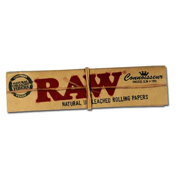 Raw Rolling Papers Classic King Size FREE Roach Tips Genuine UK SELLER 