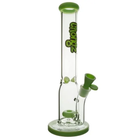 Chongz Stinky Toes Straight Glass Ice Bong with Donut Perc | 15.5 Inch