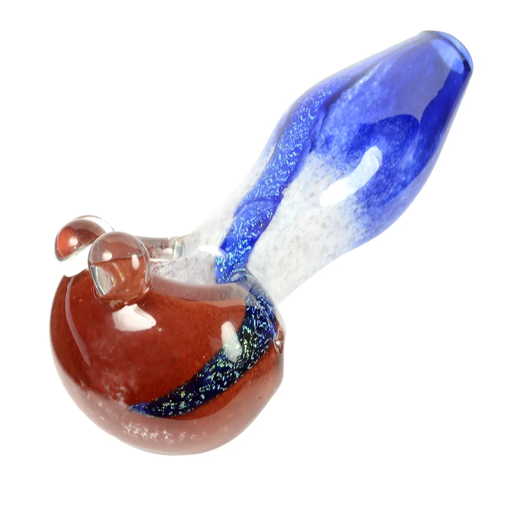 Unique glass pipes Long glass color changing smoking spoon pipe Relaxation Glass smoking pipe