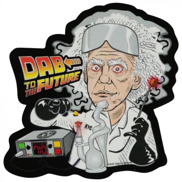 Dab to the Future Sticker