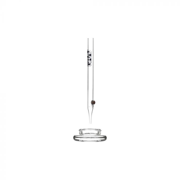 grav labs clear vapor straw and dish