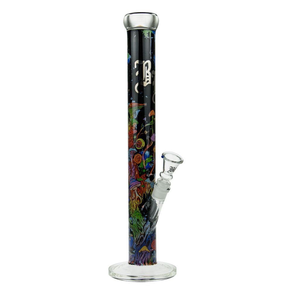Straight glass bong
